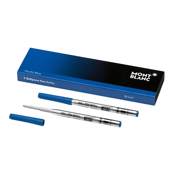 Montblanc Kugelschreiber Refill breit blau