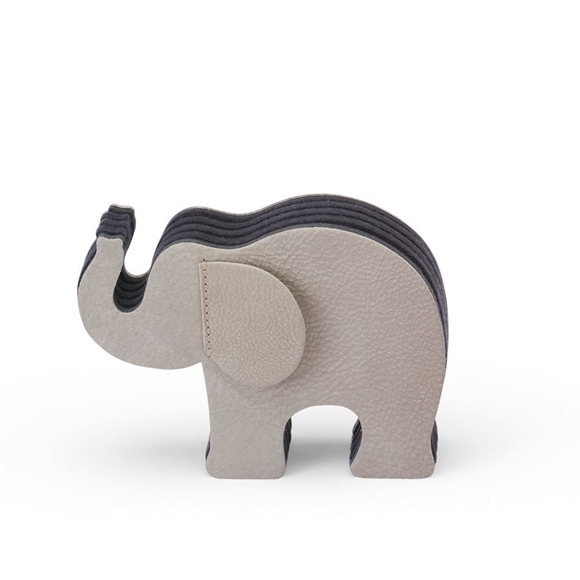 Graf von Faber-Castell Stifteköcher Elefant mittel, Nubuk