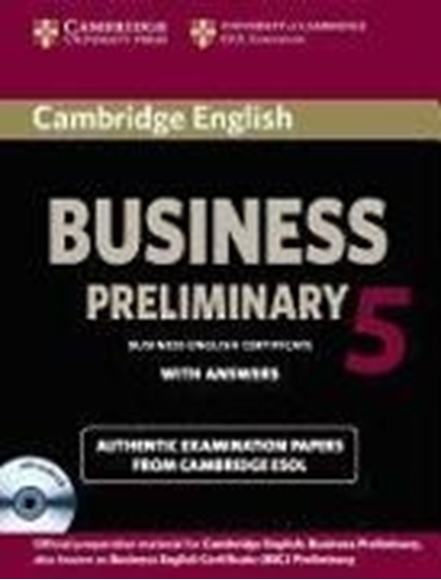 Bild von Cambridge English Business 5. Preliminary. Student's Book with answers
