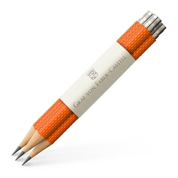Graf von Faber-Castell 3 Ersatzbleistifte Perfekter Bleistift, Burned Orange