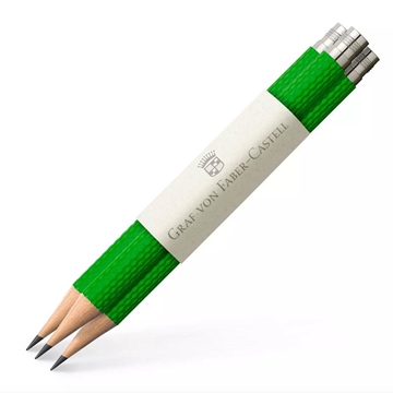 Graf von Faber-Castell 3 Ersatzbleistifte Perfekter Bleistift, Viper Green 