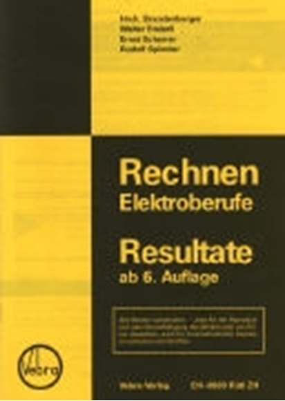 Bild von Brandenberger, Heinrich: Rechnen Elektroberufe. Resultate ab 6. Auflage
