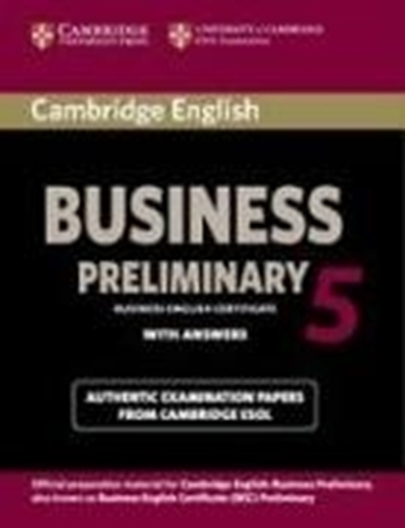 Bild von Cambridge English Business Preliminary 5. Student's Book with answers