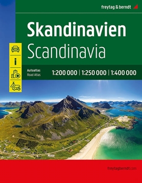 Bild von freytag & berndt (Hrsg.): Skandinavien, Autoatlas 1:200.000 - 1:400.000, freytag & berndt. 1:200'000