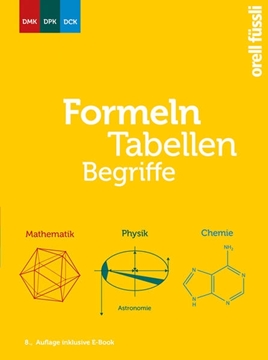 Bild von DMK Deutschschweizerische Mathematikkommission Herr René Kaeslin (Hrsg.): Formeln, Tabellen, Begriffe - inkl. E-Book
