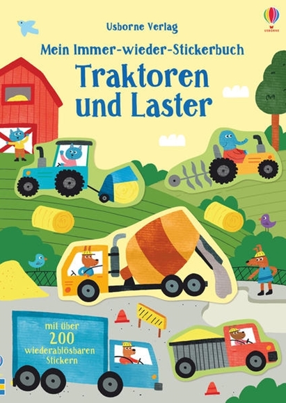 Bild von Watson, Hannah: Mein Immer-wieder-Stickerbuch: Traktoren und Laster
